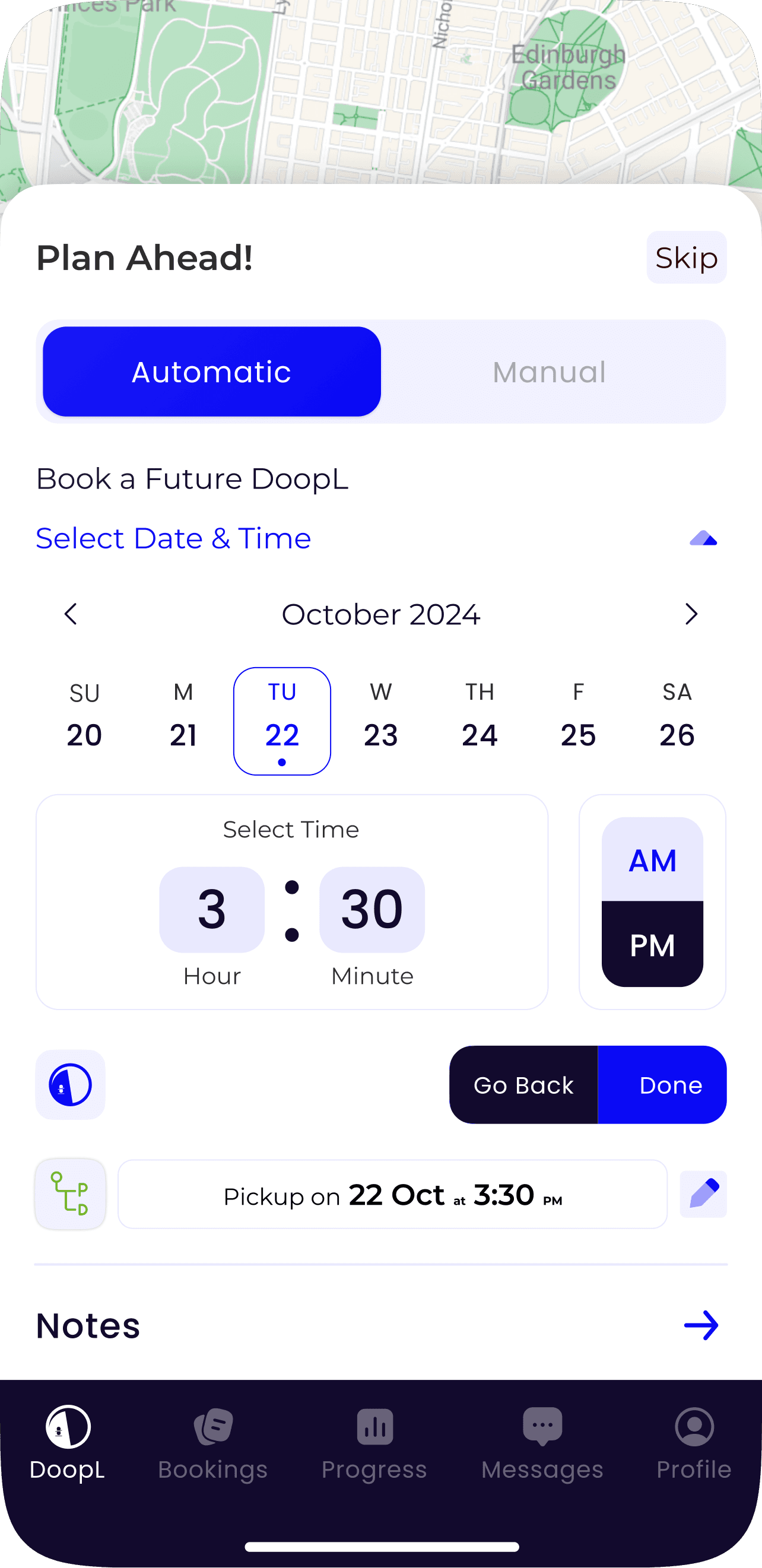 Plan ahead with DoopL in Victoria. Choose automatic or manual, select a date, pick a time, and secure your future driving session. Perfect for learners who want structure and flexibility.